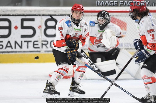 2021-10-17 Valpellice Bulldogs U19-Hockey Asiago 4376 Jean Nicolo Leger